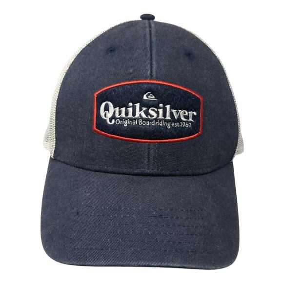Quiksilver Original Boardriding 1969 Trucker Cap Blue OS Adjustable Mesh Back - Picture 1 of 9
